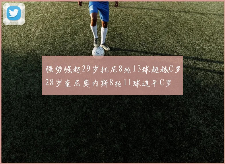 强势崛起29岁托尼8轮13球超越C罗28岁奎尼奥内斯8轮11球追平C罗